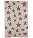 Wolldecke STERNE beige/grau auf www.mina-lola.com von Lorena Canals