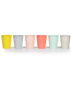 Bambusbecher 6-er Set auf mina-lola.com von Engel.