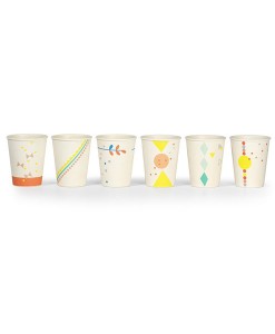 Bambusbecher bedruckt 6-er Set auf mina-lola.com von Engelpunt
